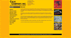 Desktop Screenshot of calkco.com